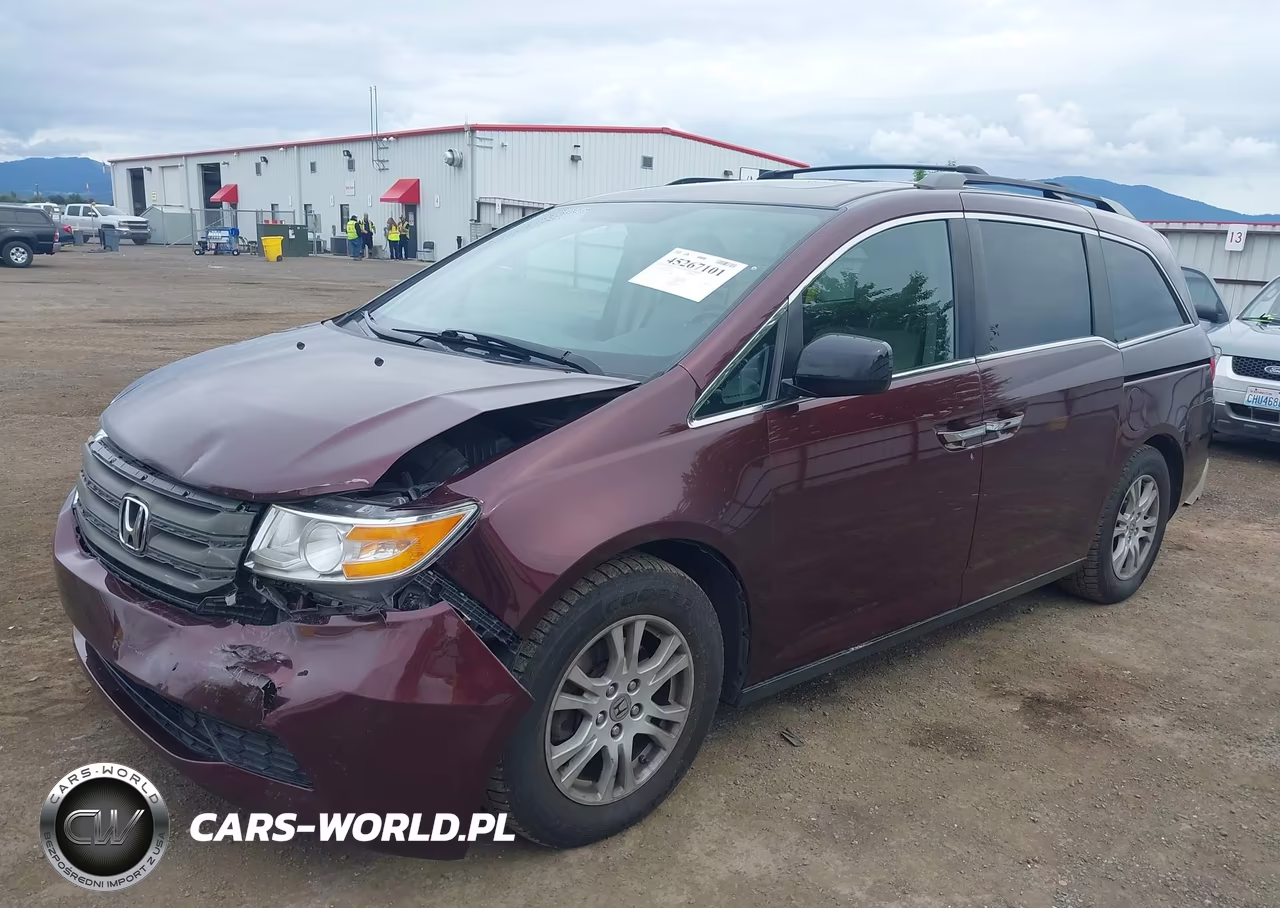 2013 Honda Odyssey Exl VIN:5FNRL5H60DB025671 - 2