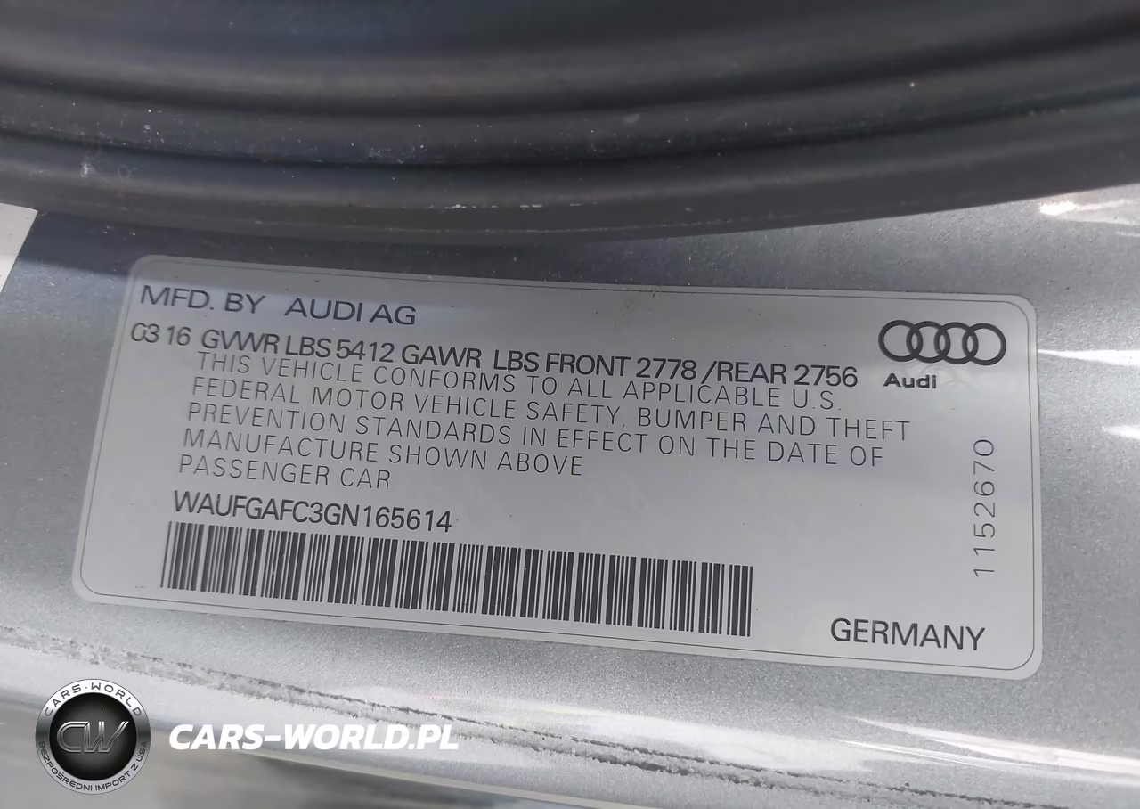 2016 Audi A6 3.0T Premium Plus VIN:WAUFGAFC3GN165614 - 9