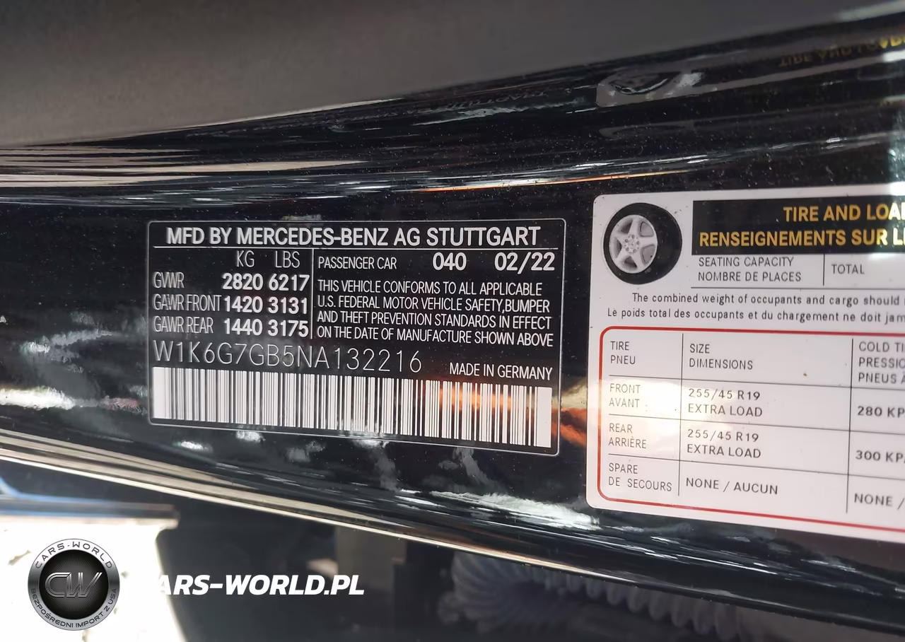 2022 Mercedes-Benz S 580 4Matic VIN:W1K6G7GB5NA132216 - 9