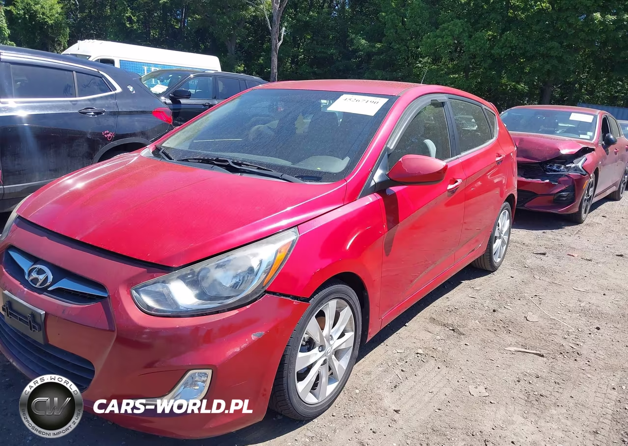 2012 Hyundai Accent Se VIN:KMHCU5AE7CU004645 - 2