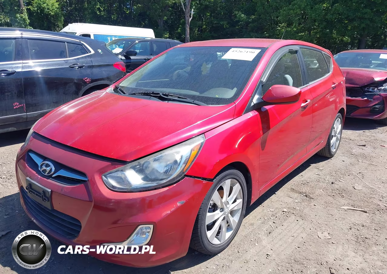 2012 Hyundai Accent Se VIN:KMHCU5AE7CU004645 - 6