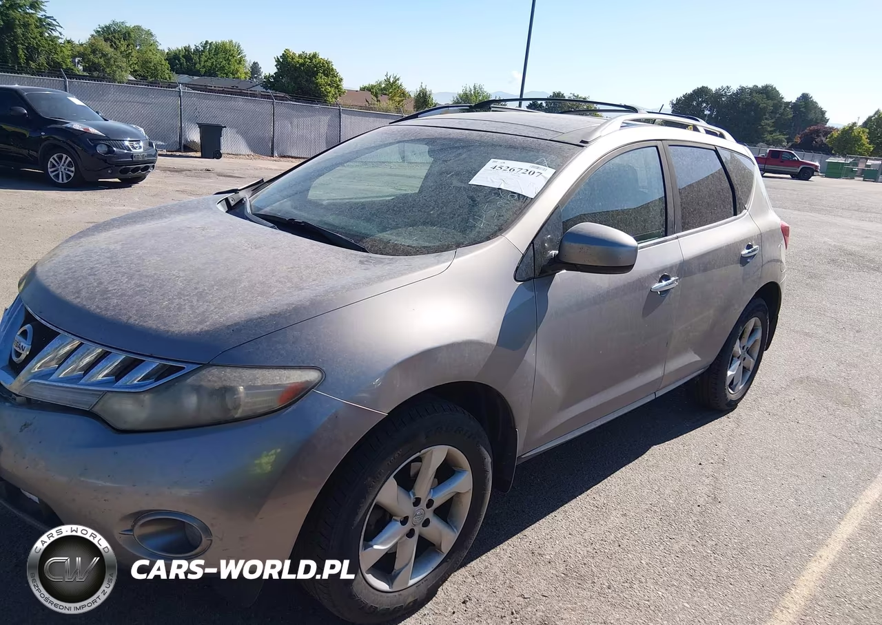 2009 Nissan Murano Sl VIN:JN8AZ18W89W213382 - 2