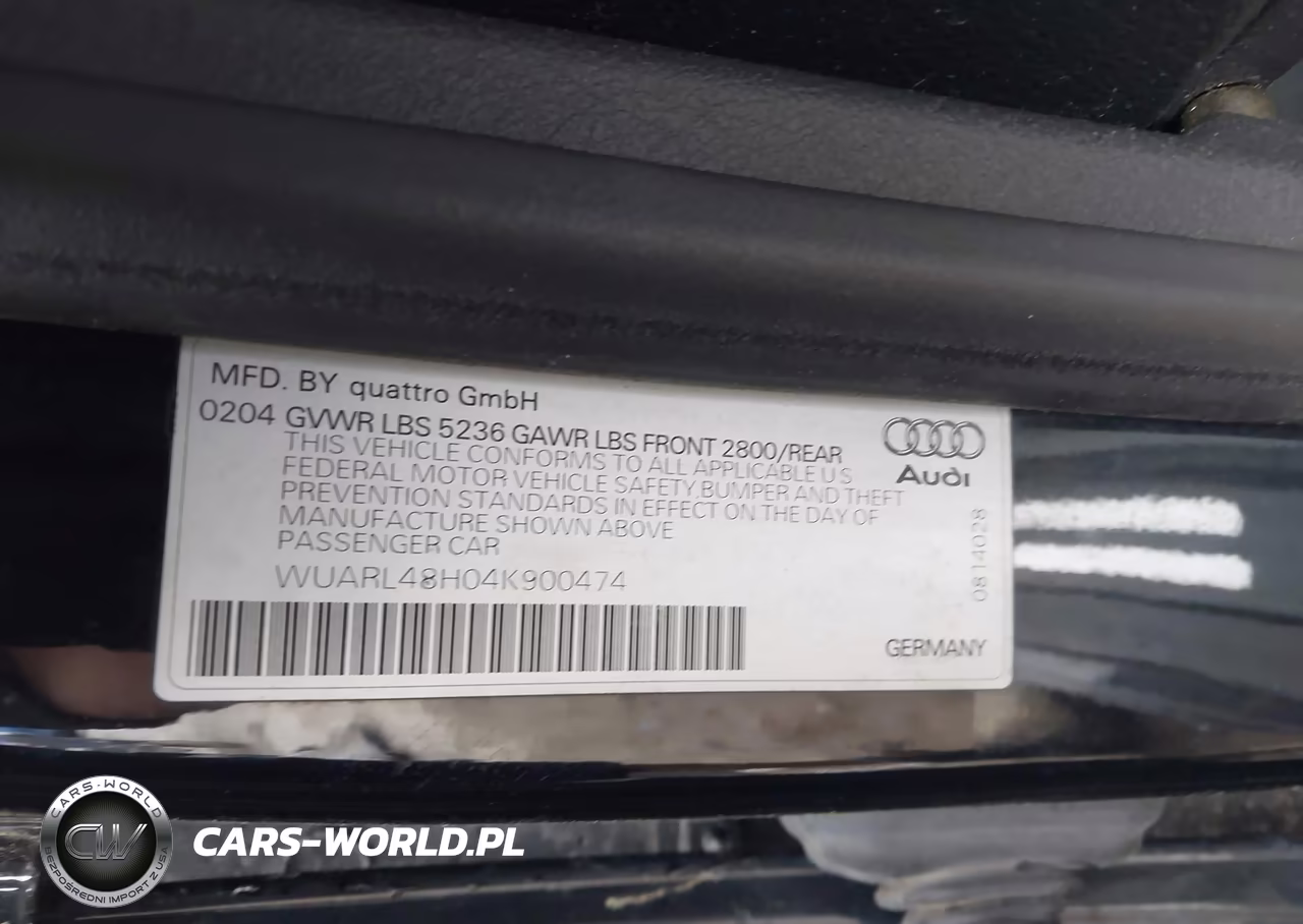 2004 Audi S4 VIN:WUARL48H04K900474 - 9