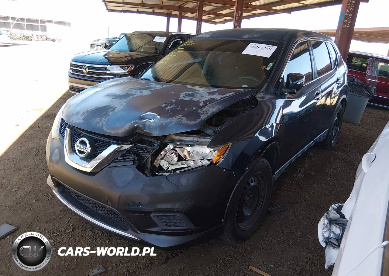 2015 Nissan Rogue S VIN:KNMAT2MT0FP578806 - 2