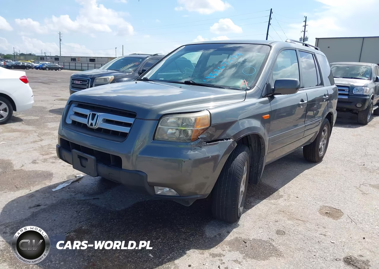 2007 Honda Pilot Ex VIN:2HKYF18457H502417 - 2