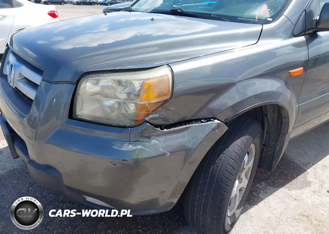 2007 Honda Pilot Ex VIN:2HKYF18457H502417 - 6