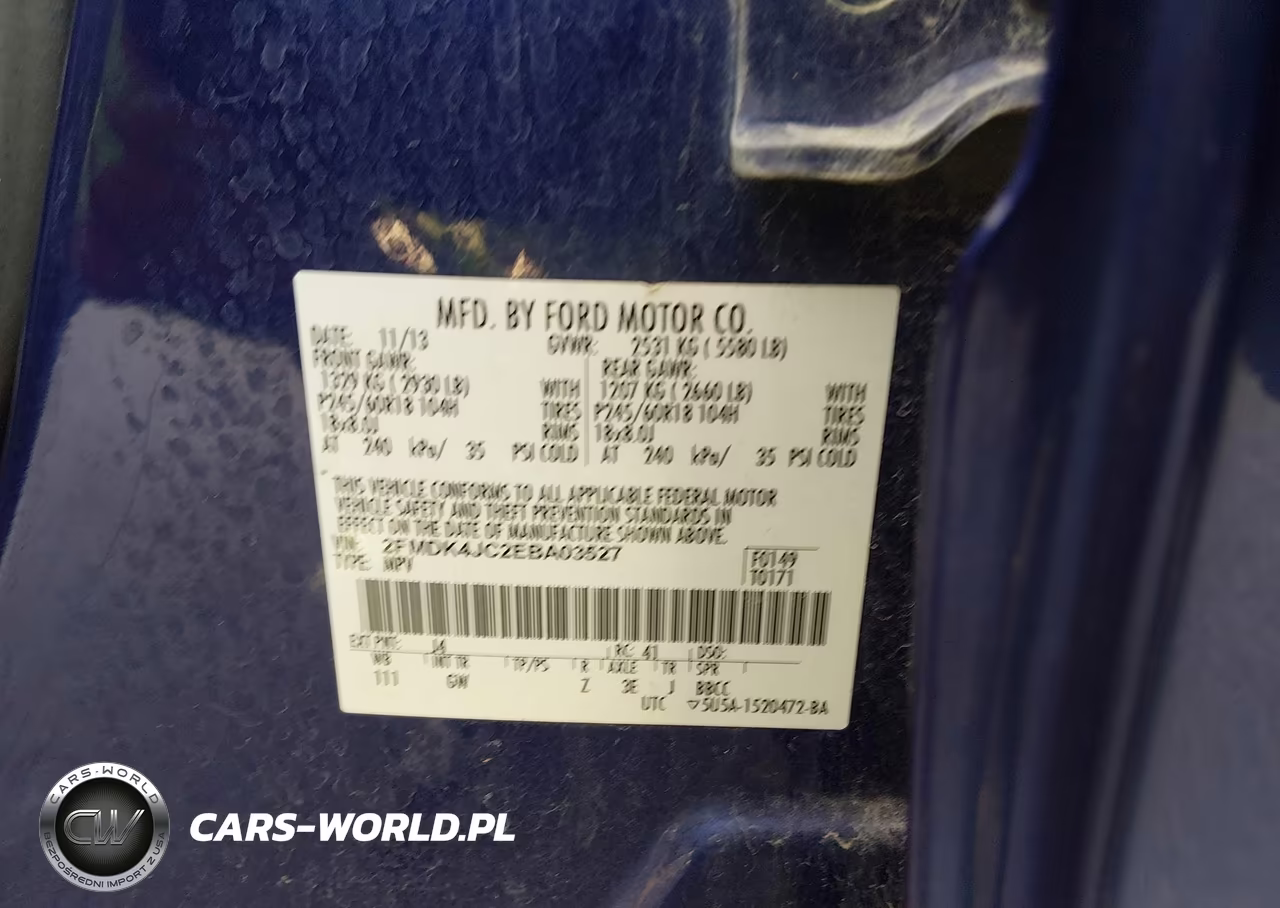 2014 Ford Edge Sel VIN:2FMDK4JC2EBA03527 - 9