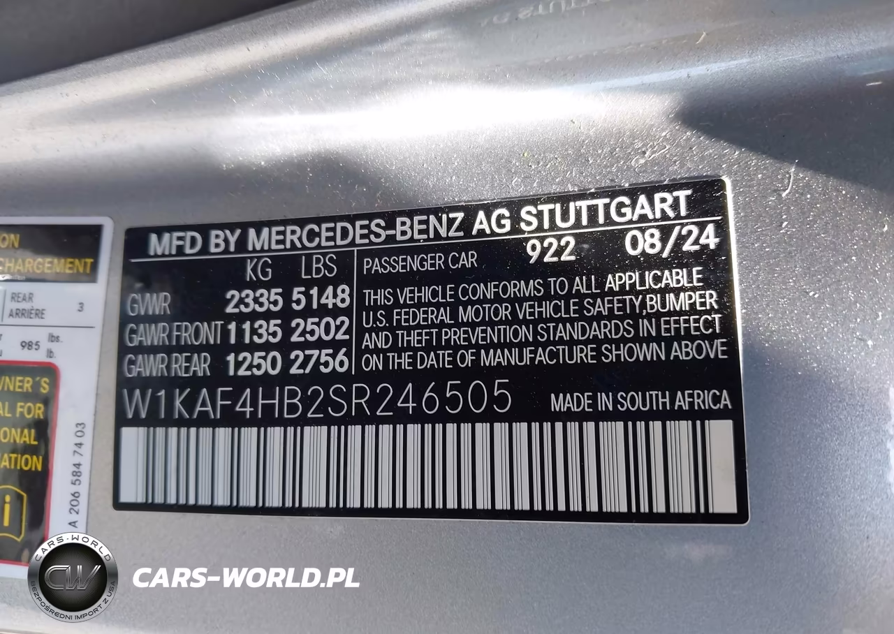 2025 Mercedes-Benz C 300 VIN:W1KAF4HB2SR246505 - 9