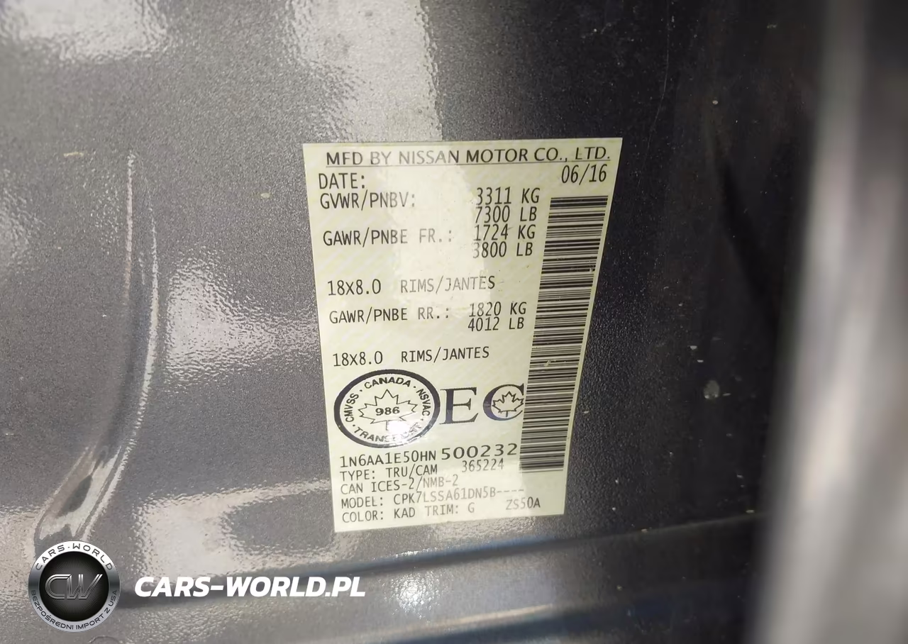 2017 Nissan Titan Platinum Reserve-Pro-4X-S-Sl-Sv VIN:1N6AA1E50HN500232 - 9