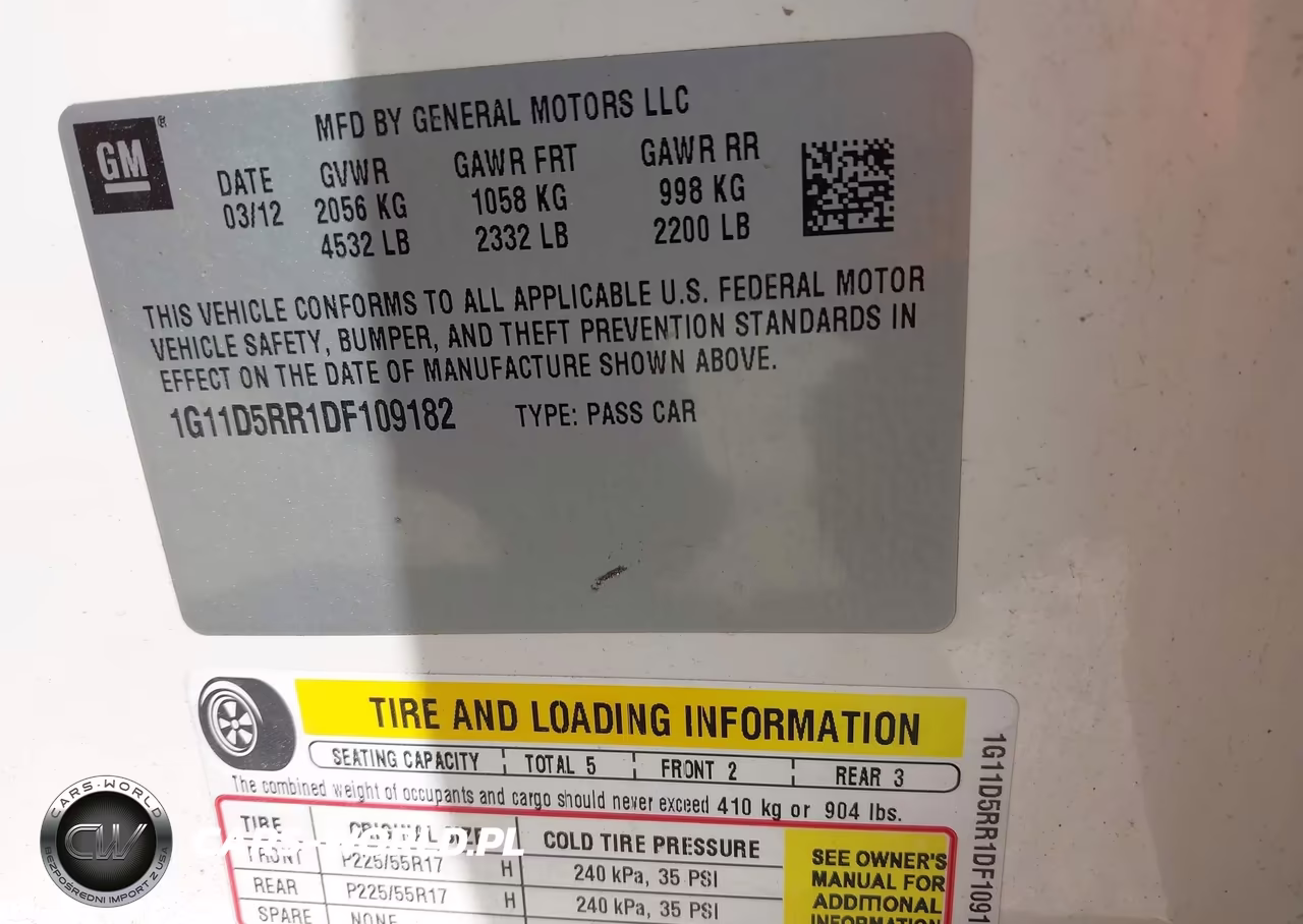 2013 Chevrolet Malibu Eco VIN:1G11D5RR1DF109182 - 9