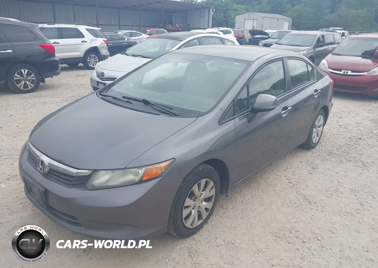 2012 Honda Civic Lx VIN:19XFB2F53CE387402 - 2