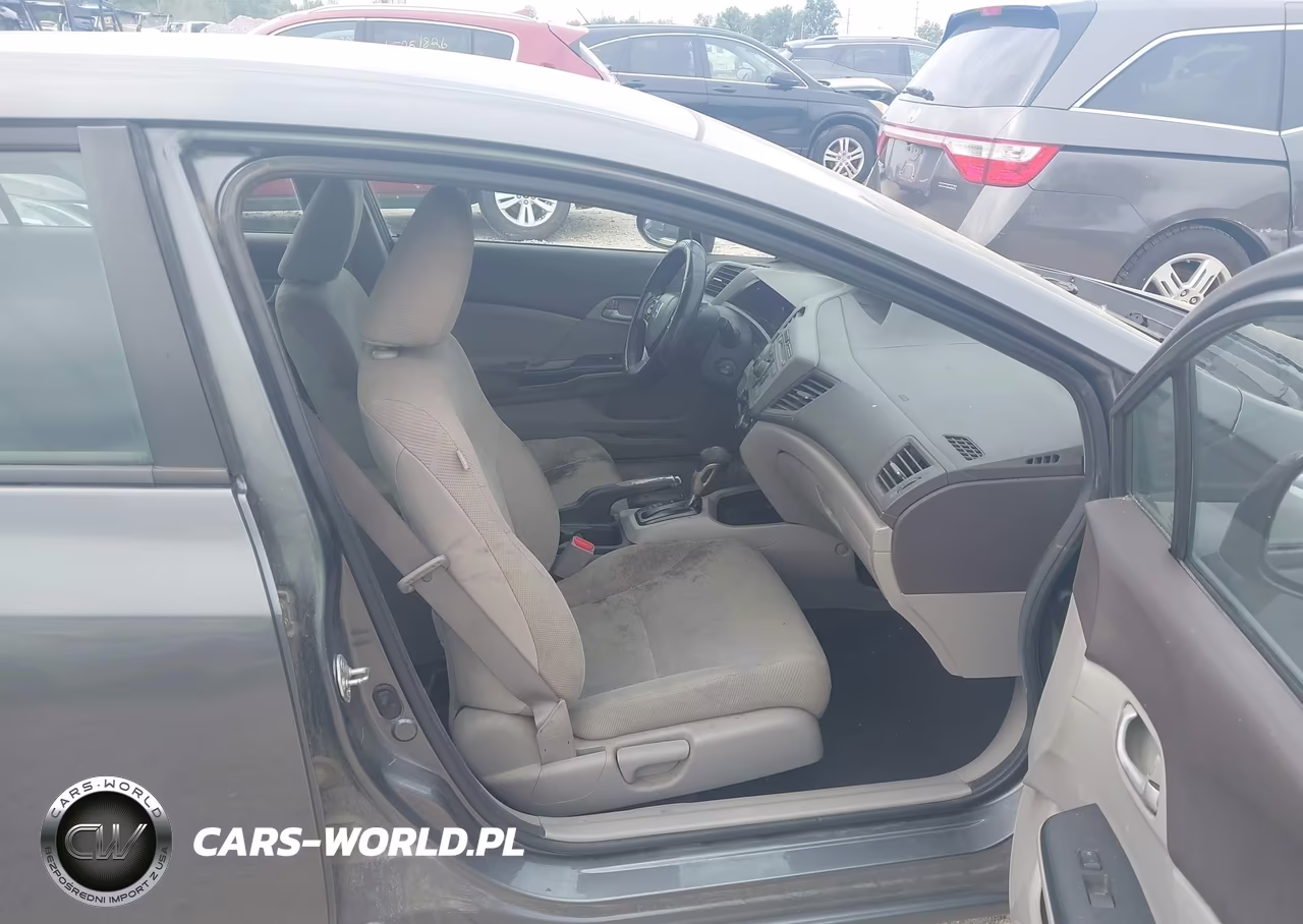 2012 Honda Civic Lx VIN:19XFB2F53CE387402 - 5