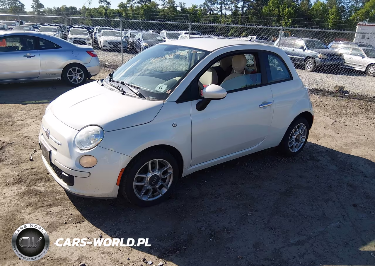 2012 Fiat 500 Pop VIN:3C3CFFARXCT206191 - 2