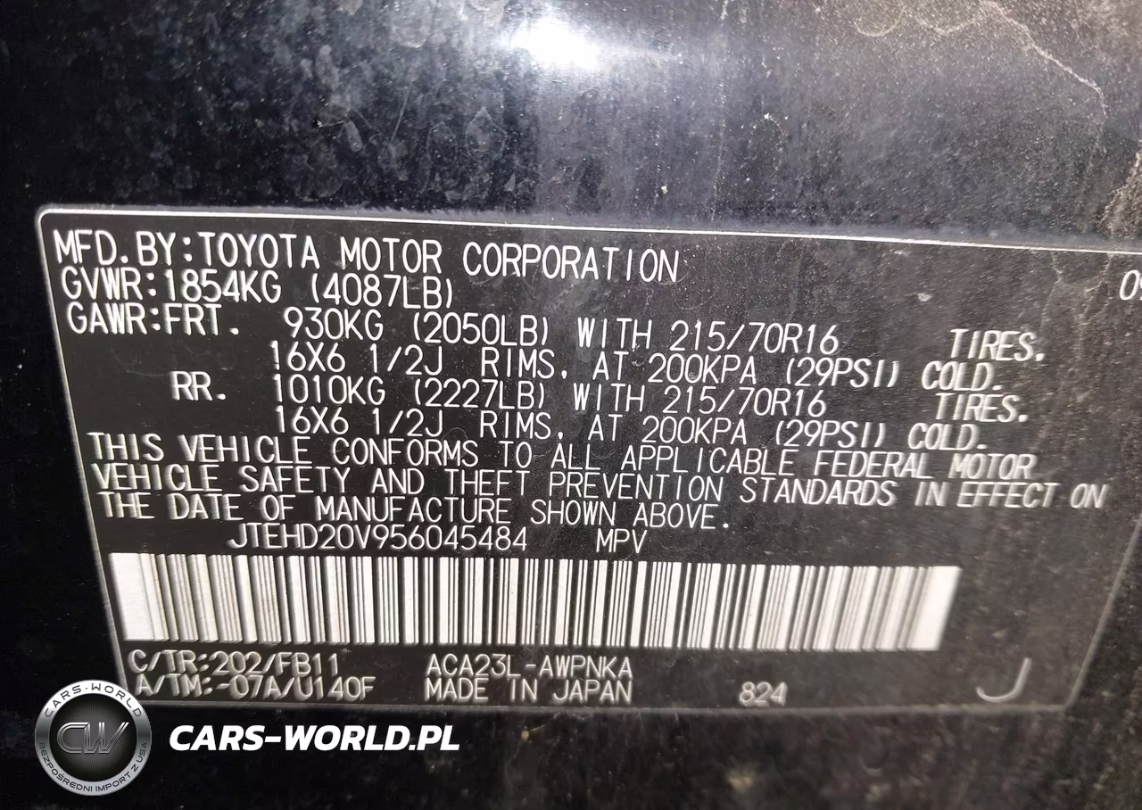 2005 Toyota Rav4 VIN:JTEHD20V956045484 - 9