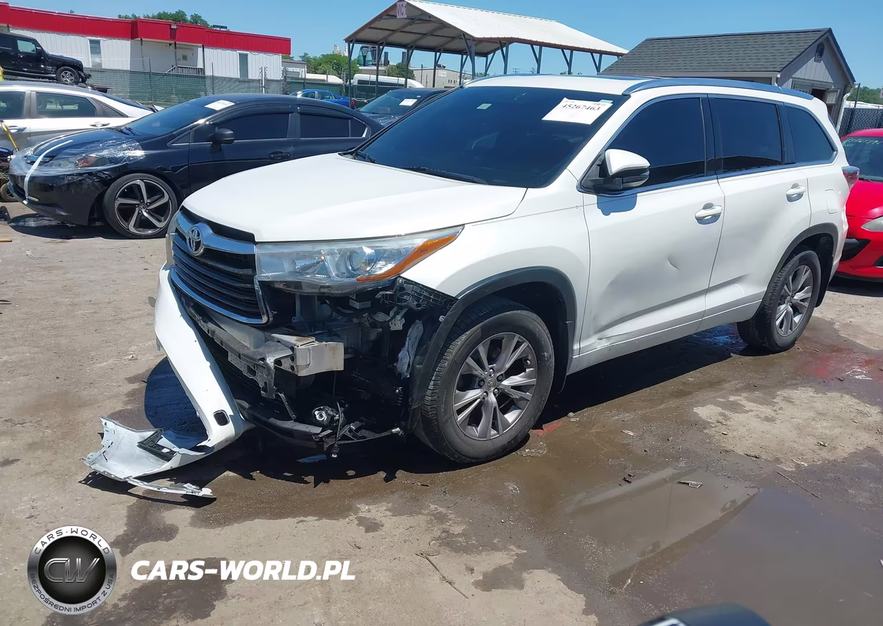 2015 Toyota Highlander Xle V6 VIN:5TDJKRFH7FS169552 - 2