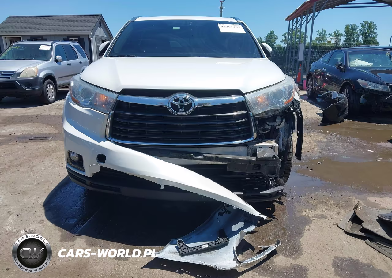 2015 Toyota Highlander Xle V6 VIN:5TDJKRFH7FS169552 - 6