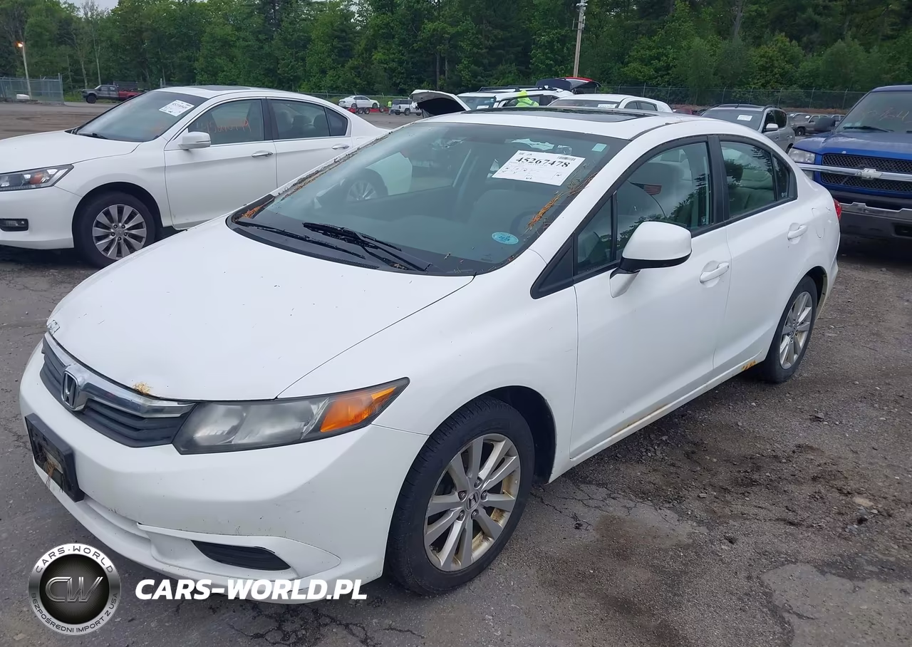 2012 Honda Civic Ex VIN:19XFB2F86CE355392 - 2