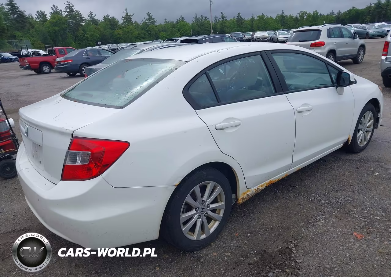 2012 Honda Civic Ex VIN:19XFB2F86CE355392 - 4