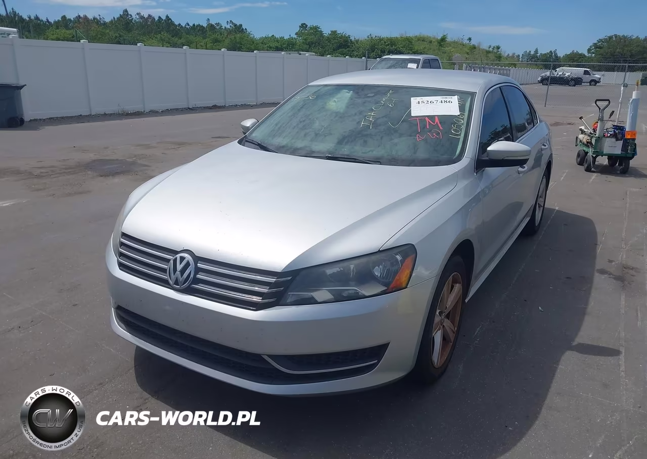2013 Volkswagen Passat 2.5L Se VIN:1VWBH7A36DC105064 - 2