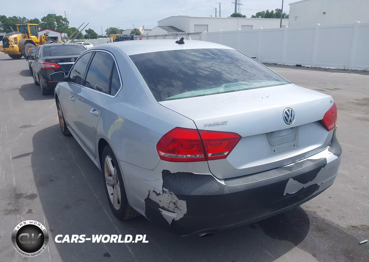 2013 Volkswagen Passat 2.5L Se VIN:1VWBH7A36DC105064 - 3