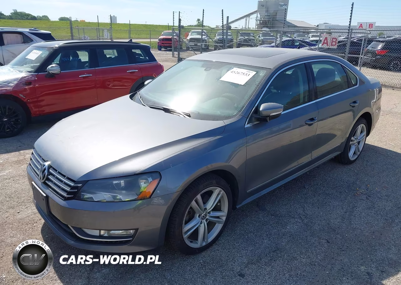 2013 Volkswagen Passat 2.0L Tdi Sel Premium VIN:1VWCN7A3XDC119160 - 2