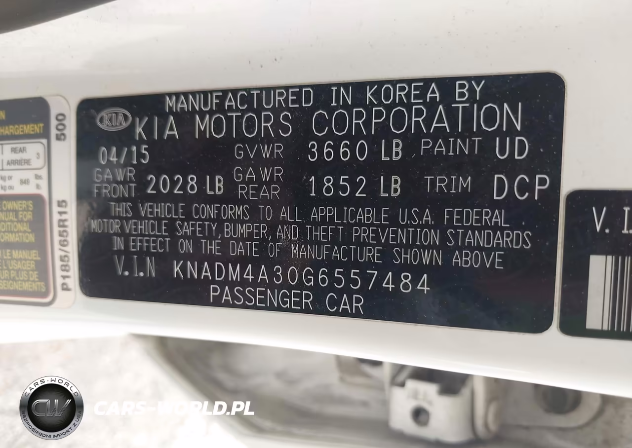 2016 Kia Rio Lx VIN:KNADM4A30G6557484 - 9