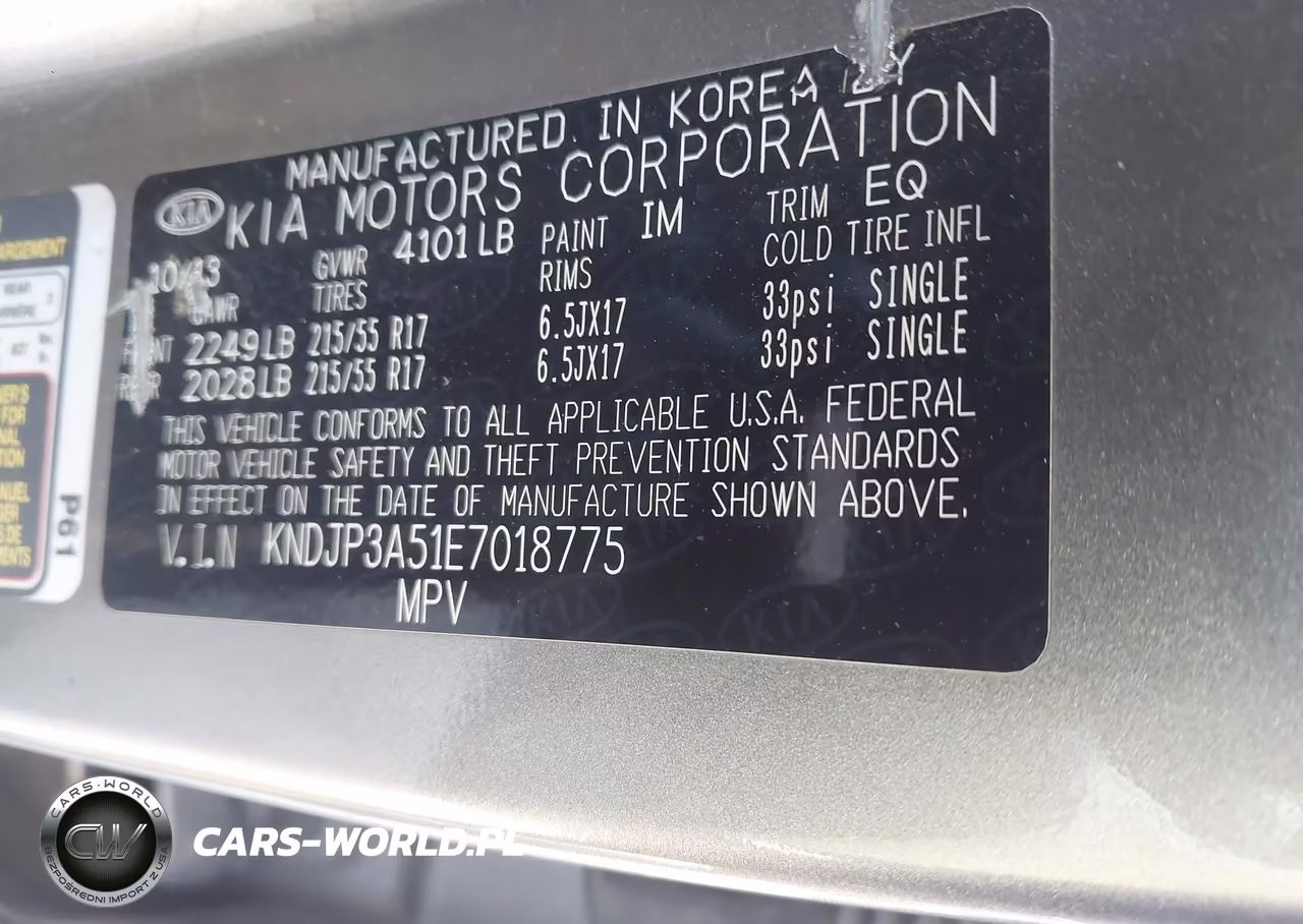 2014 Kia Soul + VIN:KNDJP3A51E7018775 - 9