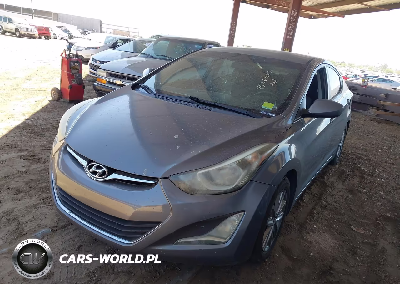 2014 Hyundai Elantra Se VIN:5NPDH4AE0EH502173 - 2