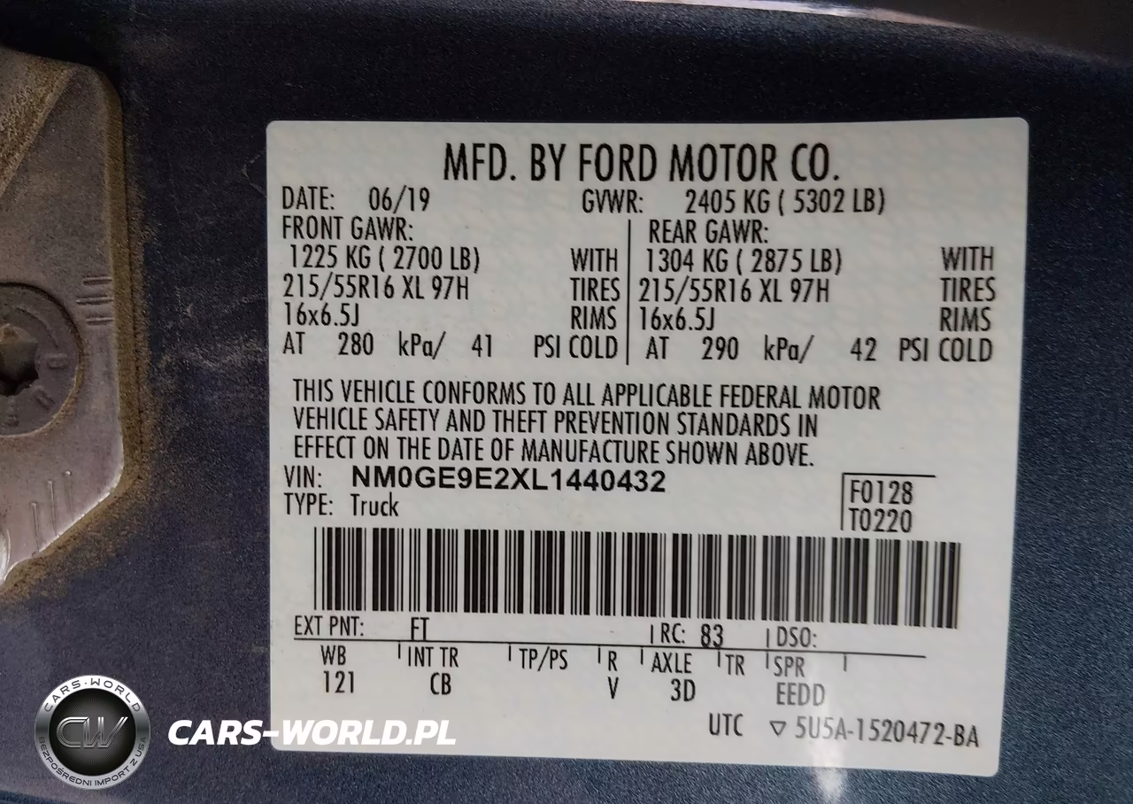 2020 Ford Transit Connect Xl Passenger VIN:NM0GE9E2XL1440432 - 9