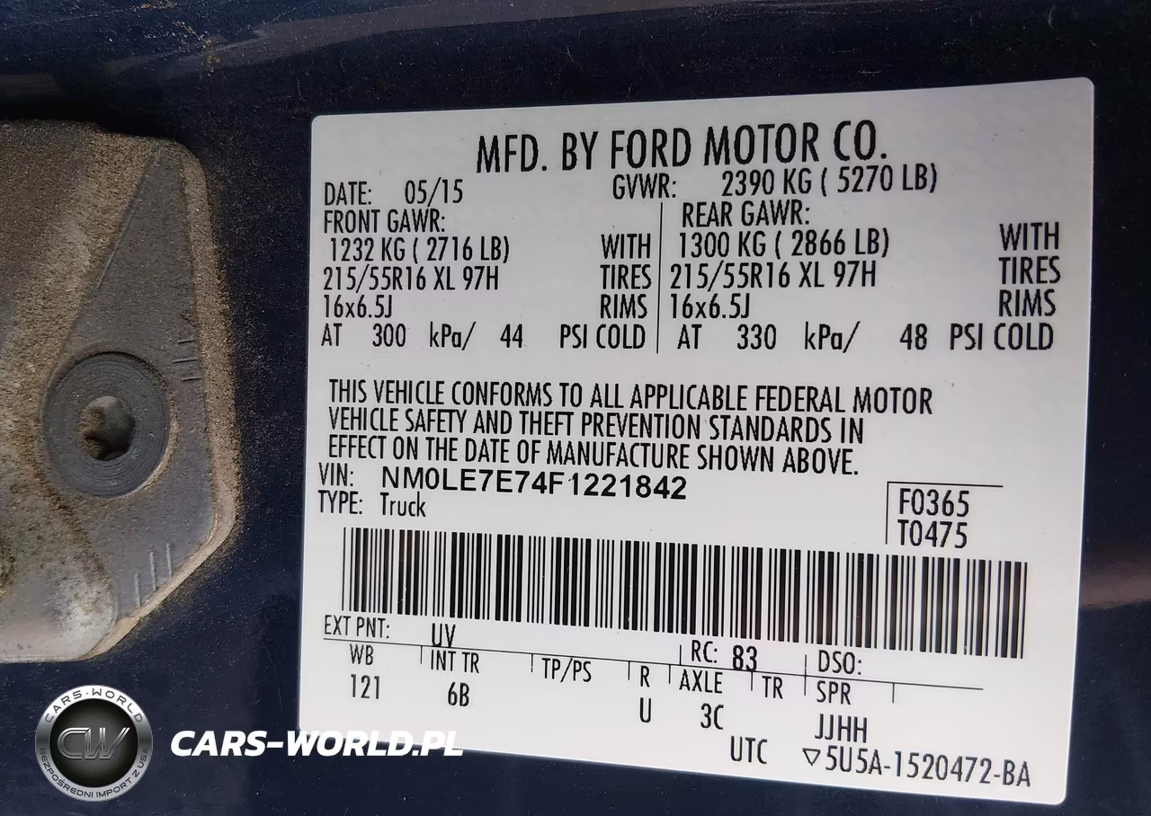2015 Ford Transit Connect Xl VIN:NM0LE7E74F1221842 - 9