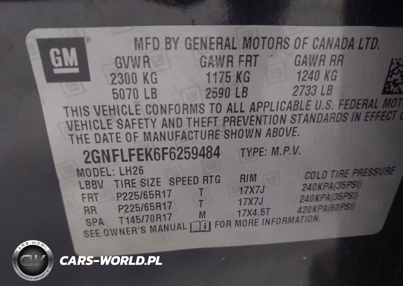 2015 Chevrolet Equinox 1Lt VIN:2GNFLFEK6F6259484 - 9