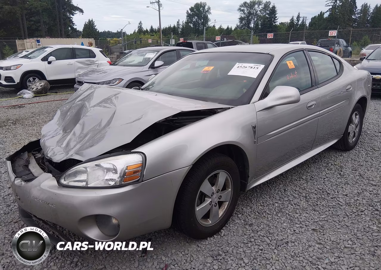 2008 Pontiac Grand Prix VIN:2G2WP552481125147 - 2