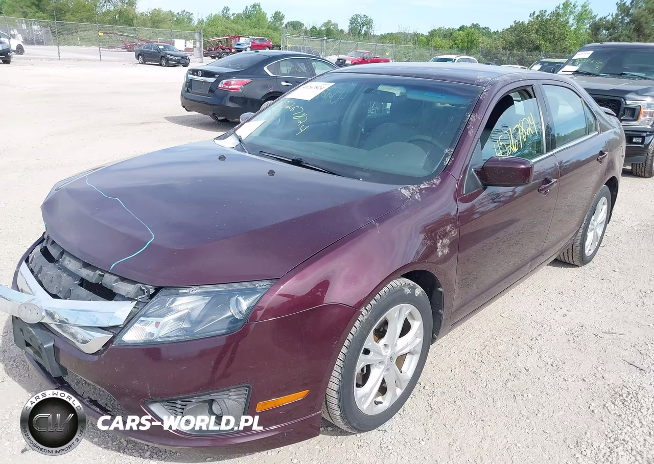 2012 Ford Fusion Se VIN:3FAHP0HA9CR373642 - 2
