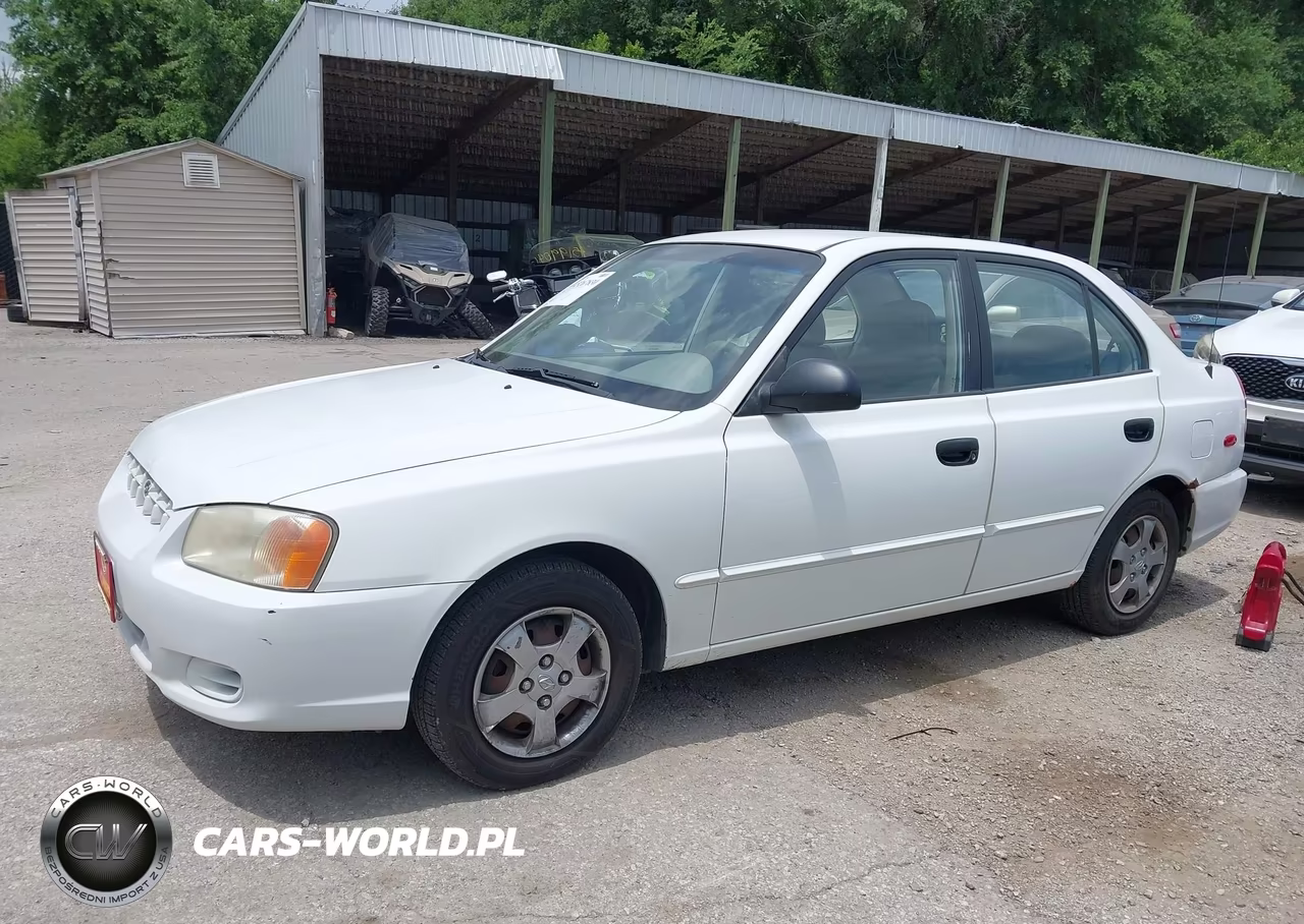 2002 Hyundai Accent Gl VIN:KMHCG45C12U374126 - 2