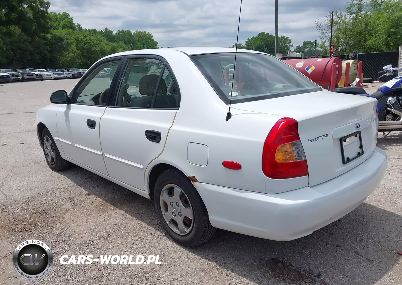 2002 Hyundai Accent Gl VIN:KMHCG45C12U374126 - 3