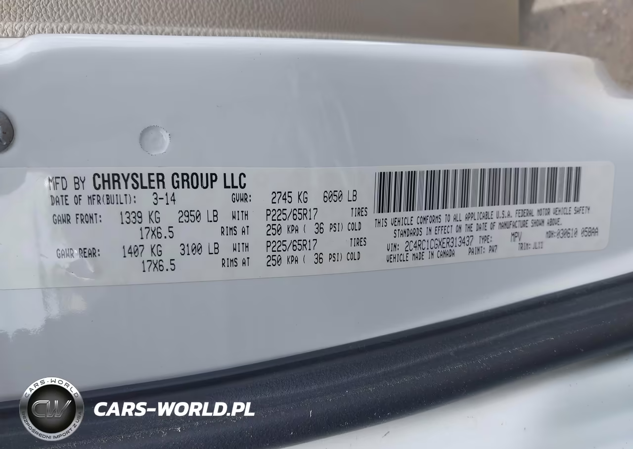2014 Chrysler Town & Country Touring-L 30Th Anniversary VIN:2C4RC1CGXER313437 - 9