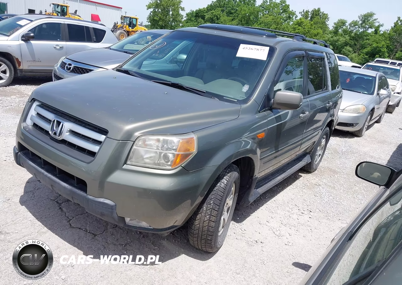 2007 Honda Pilot Ex-L VIN:2HKYF18797H523748 - 2