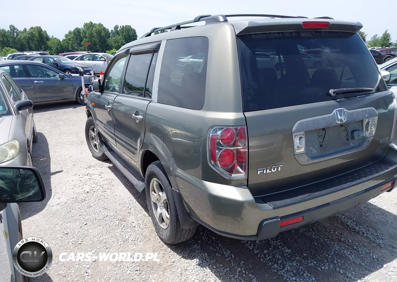 2007 Honda Pilot Ex-L VIN:2HKYF18797H523748 - 3