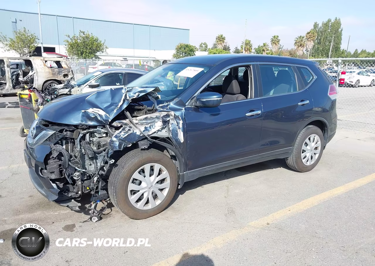 2015 Nissan Rogue S VIN:KNMAT2MV9FP564355 - 2