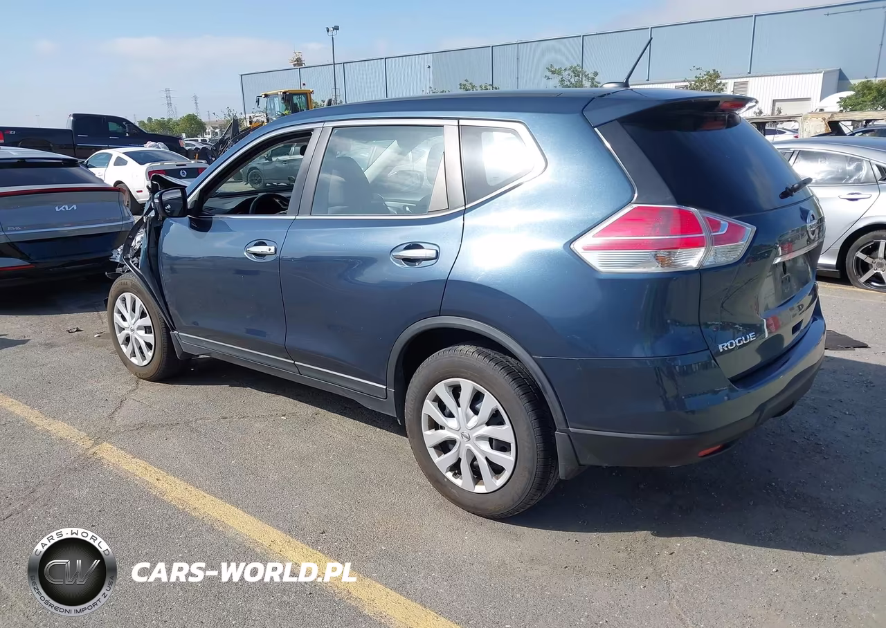 2015 Nissan Rogue S VIN:KNMAT2MV9FP564355 - 3