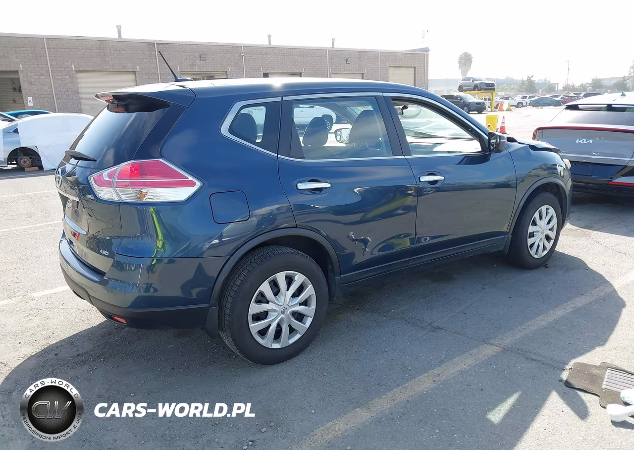 2015 Nissan Rogue S VIN:KNMAT2MV9FP564355 - 4