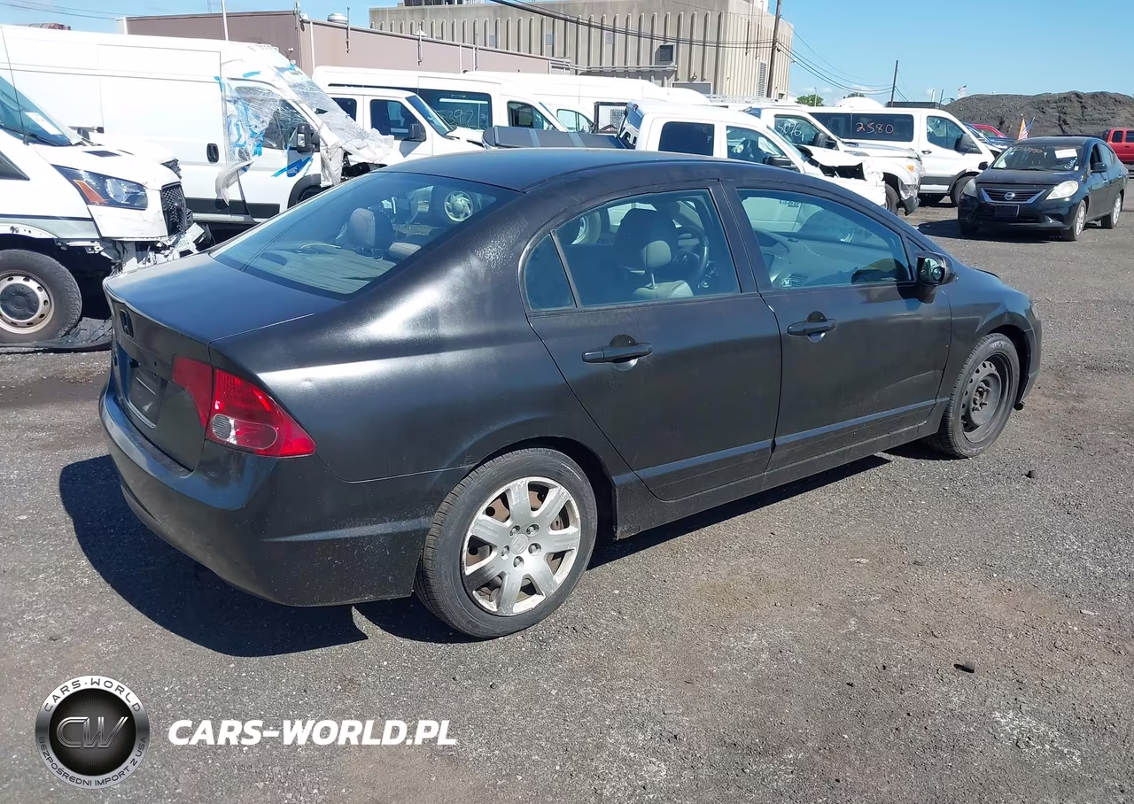 2007 Honda Civic Lx VIN:2HGFA16567H314064 - 4