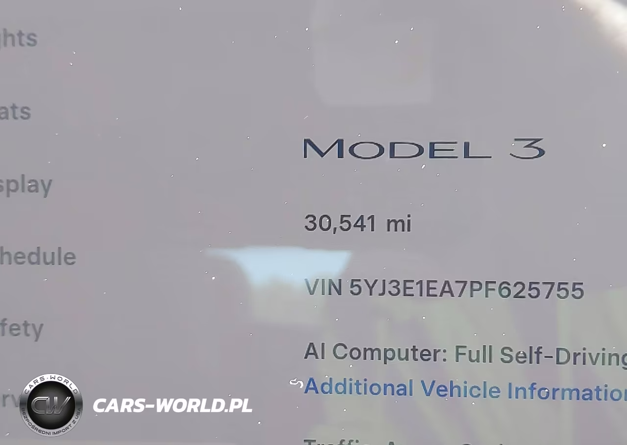 2023 Tesla Model 3 Rear-Wheel Drive VIN:5YJ3E1EA7PF625755 - 7