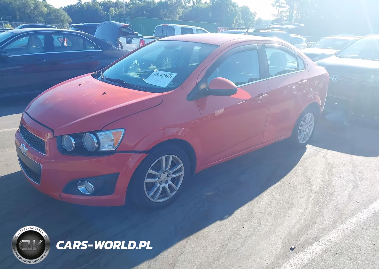 2012 Chevrolet Sonic 2Lt VIN:1G1JC5SH7C4137504 - 2