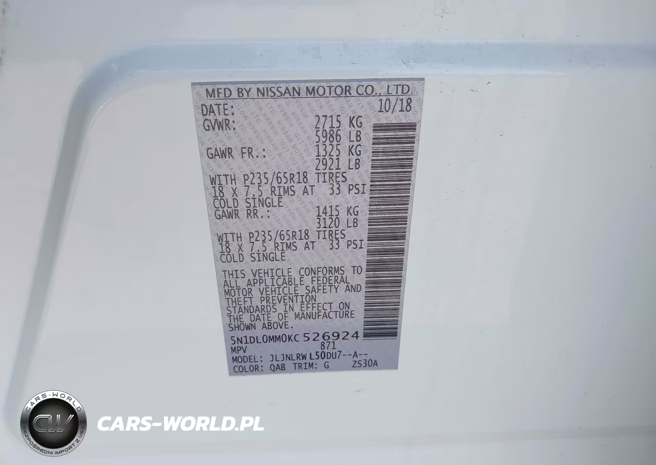 2019 Infiniti Qx60 Luxe VIN:5N1DL0MM0KC526924 - 9