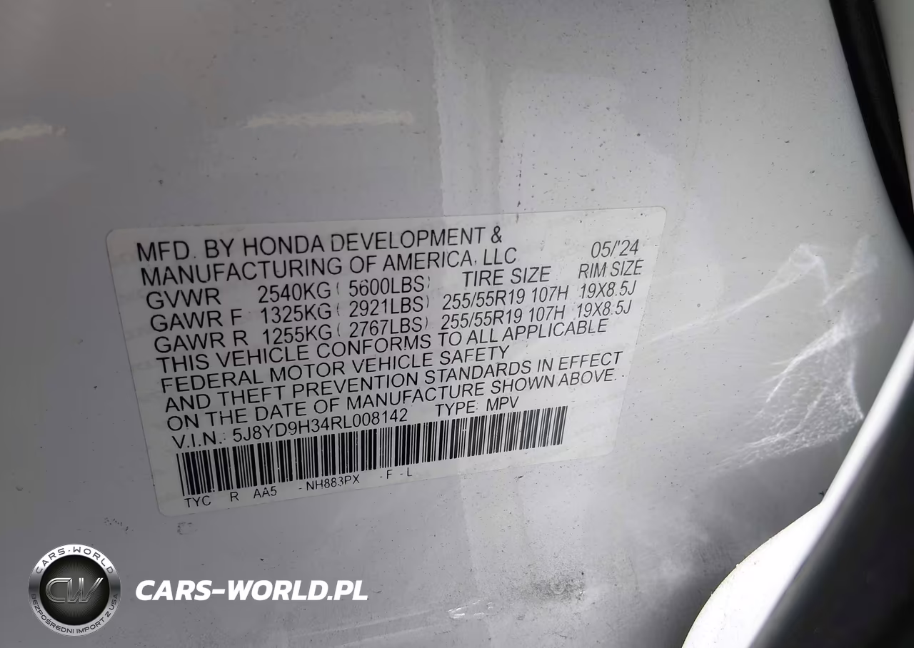2024 Acura Mdx Standard VIN:5J8YD9H34RL008142 - 9