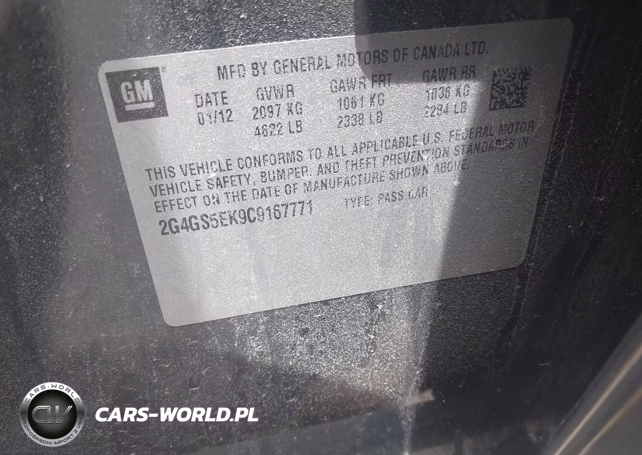 2012 Buick Regal Premium 1 VIN:2G4GS5EK9C9167771 - 9