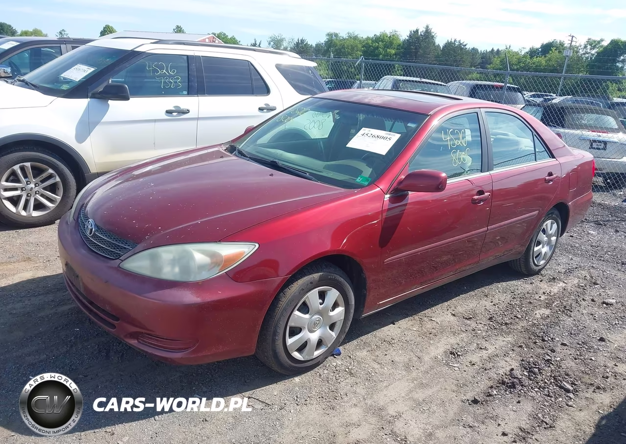 2004 Toyota Camry Le VIN:4T1BE30K44U278827 - 2