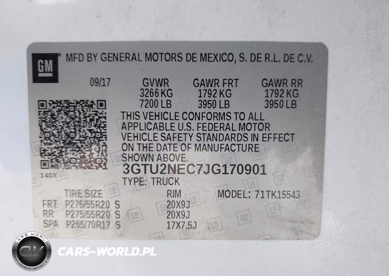 2018 GMC Sierra 1500 Slt VIN:3GTU2NEC7JG170901 - 9