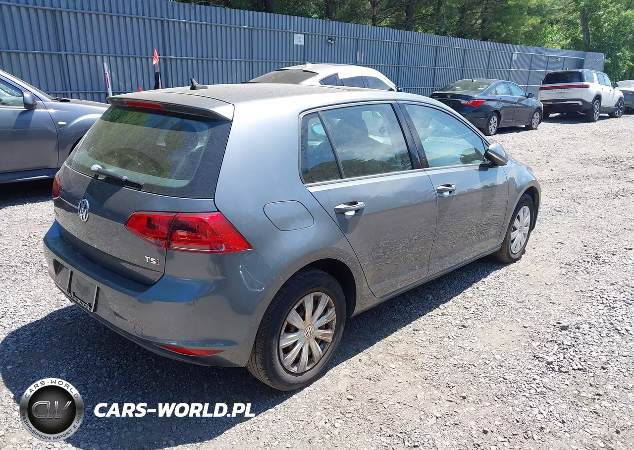 2016 Volkswagen Golf Tsi S 4-Door VIN:3VW217AU5GM016828 - 4